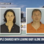 mugshots of parents arrested on beach